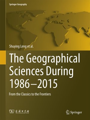 cover image of The Geographical Sciences During 1986—2015